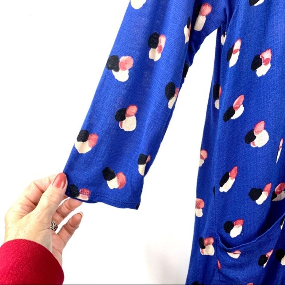 Lucky Brand Blue Print Top - Picture 5 of 11